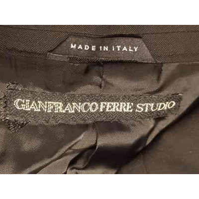 Gianfranco Ferrè - Giacca da uomo in lana di colore nero - Italianfashionglam