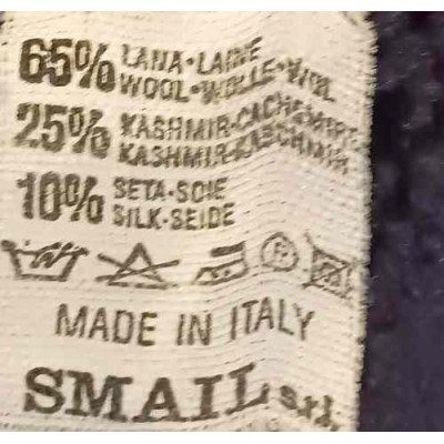 Brunello Cucinelli - Pullover da uomo in lana cashmere e seta blu scuro - Italianfashionglam