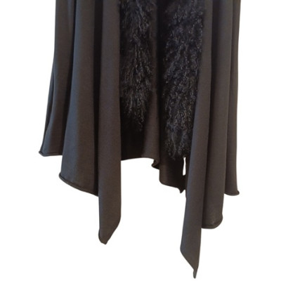 Twin Set - Cardigan da donna in misto lana di color nero - Italianfashionglam