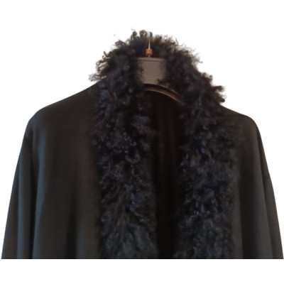 Twin Set - Cardigan da donna in misto lana di color nero - Italianfashionglam