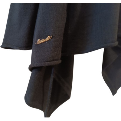 Twin Set - Cardigan da donna in misto lana di color nero - Italianfashionglam