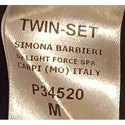 Twin Set - Cardigan da donna in misto lana di color nero - Italianfashionglam