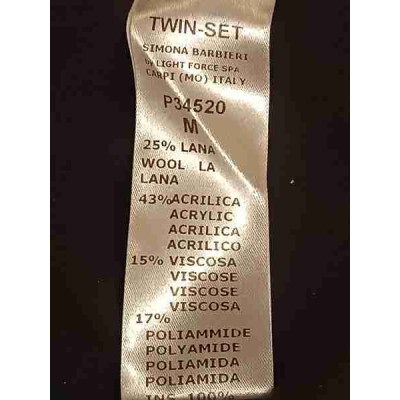 Twin Set - Cardigan da donna in misto lana di color nero - Italianfashionglam