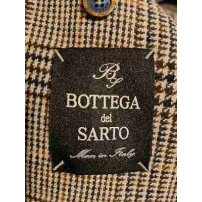Bottega del Sarto - Giacca da uomo in lana Principe di Galles di color grigio - Italianfashionglam