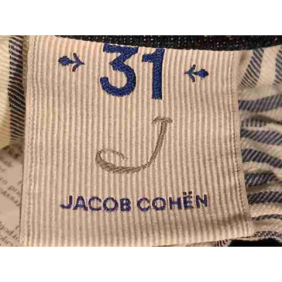Jacob Cohën - Blue jeans da uomo in cotone 5 tasche slim fit - Italianfashionglam