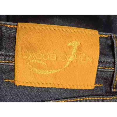 Jacob Cohën - Blue jeans da uomo in cotone 5 tasche slim fit - Italianfashionglam