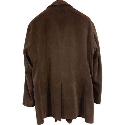 Armani Collezioni - Giacca da uomo in velluto color tortora - Italianfashionglam