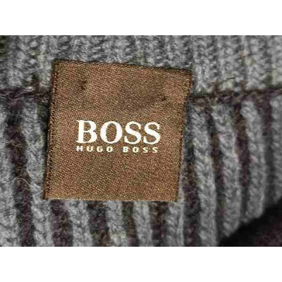 Hugo Boss - Maglione da uomo in lana vergine color blu - Italianfashionglam