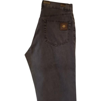 Versace - Grey jeans da donna in cotone dritti 5 tasche - Italianfashionglam