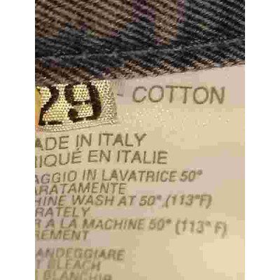 Versace - Grey jeans da donna in cotone dritti 5 tasche - Italianfashionglam