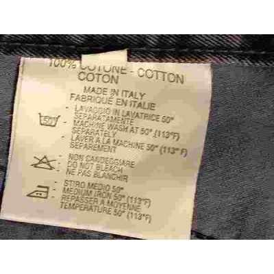 Versace - Grey jeans da donna in cotone dritti 5 tasche - Italianfashionglam