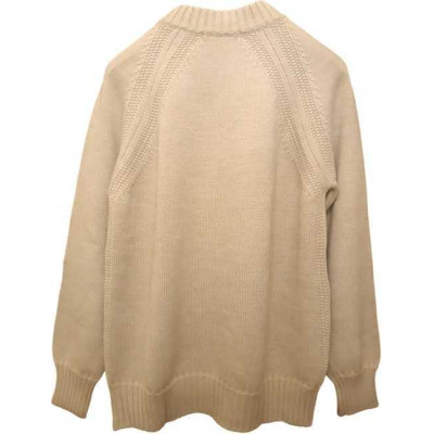 Daniele Fiesoli - Maglione da uomo in lana di colore beige - Italianfashionglam