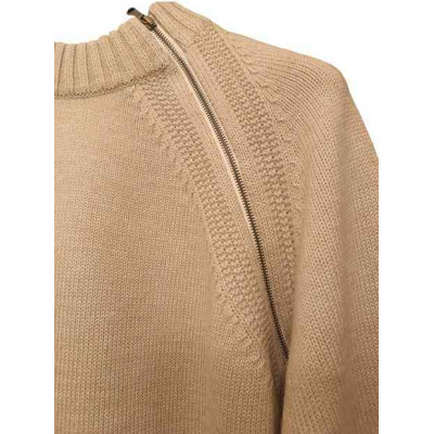 Daniele Fiesoli - Maglione da uomo in lana di colore beige - Italianfashionglam