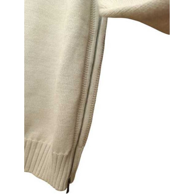 Daniele Fiesoli - Maglione da uomo in lana di colore beige - Italianfashionglam