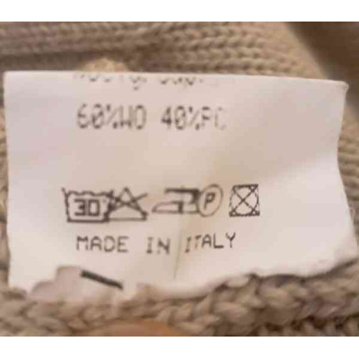 Daniele Fiesoli - Maglione da uomo in lana di colore beige - Italianfashionglam