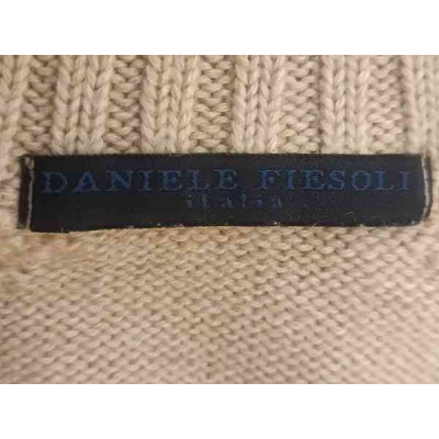 Daniele Fiesoli - Maglione da uomo in lana di colore beige - Italianfashionglam