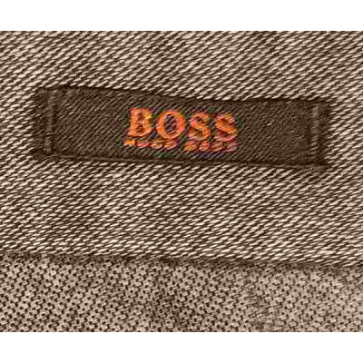 Hugo Boss - Pantalone da uomo in puro cotone di colore grigio - Italianfashionglam