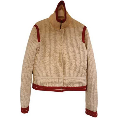 Fay - Giacca da donna in trapunta di color bianco panna - Italianfashionglam