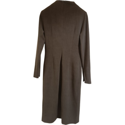 Twin-Set - Abito tubino in tessuto di viscosa e lana grigio- Italianfashionglam