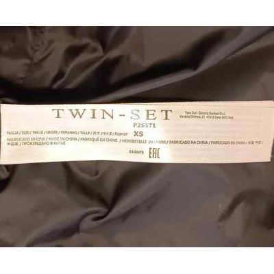 Twin-Set - Piumino da donna in poliammide di colore nero - Italianfashionglam