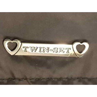 Twin-Set - Piumino da donna in poliammide di colore nero - Italianfashionglam