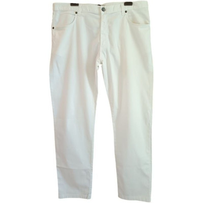 Etro - White jeans da uomo in cotone stretch 4 tasche - Italianfashionglam