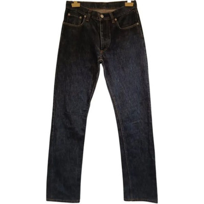 Helmut Lang - Blue jeans da donna in cotone denim dritti  - Italianfashionglam