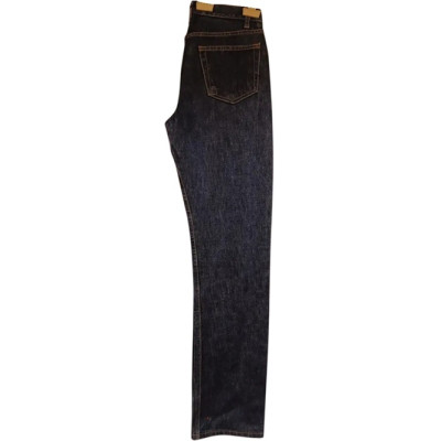 Helmut Lang - Blue jeans da donna in cotone denim dritti  - Italianfashionglam