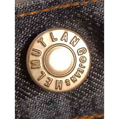 Helmut Lang - Blue jeans da donna in cotone denim dritti  - Italianfashionglam