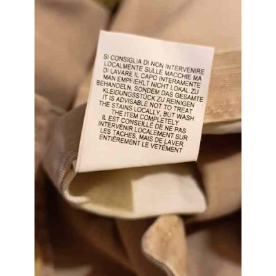 Fay - Giaccone glamour da uomo in cotone e lino beige - Italianfashionglam