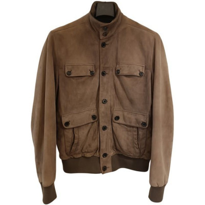 Mauro Grifoni - Giacca da uomo in vera pelle scamosciata - Italianfashionglam