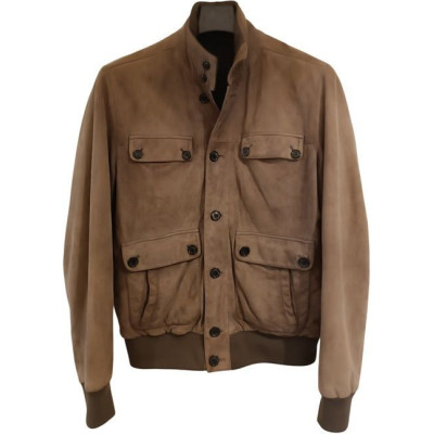 Mauro Grifoni - Giacca da uomo in vera pelle scamosciata - Italianfashionglam