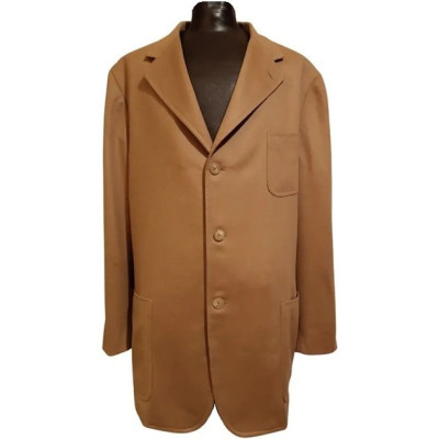 Agnona - Giacca da uomo in lana cashmere color cammello. giuo108 - Italianfashionglam