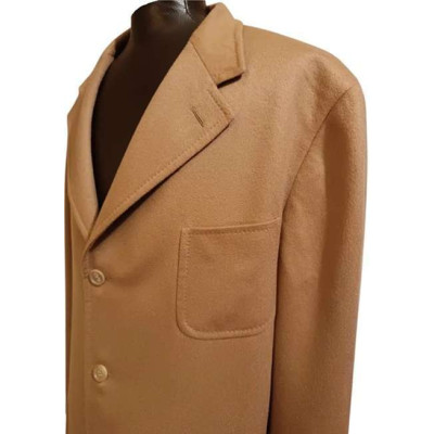 Agnona - Giacca da uomo in lana cashmere color cammello. giuo108 - Italianfashionglam