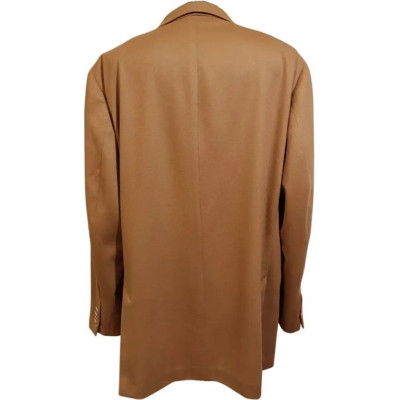 Agnona - Giacca da uomo in lana cashmere color cammello. giuo108 - Italianfashionglam