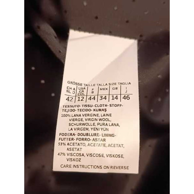 MaxMara - Cappotto da donna in pura lana di colore nero - Italianfashionglam