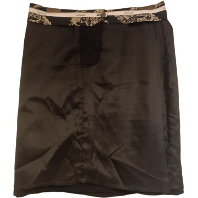 Cacharel - Mini gonna in tessuto poliestere di color nero - Italianfashionglam