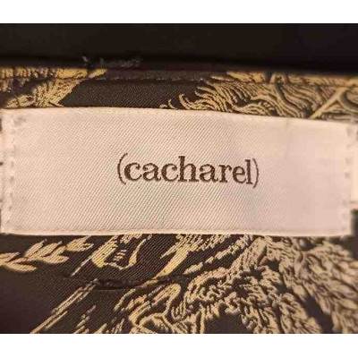 Cacharel - Mini gonna in tessuto poliestere di color nero - Italianfashionglam