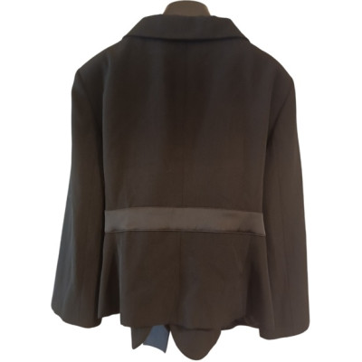 Valentino - Giacca corta da donna in lana di colore nero - Italianfashionglam