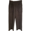 Ter Et Bantine - Pantalone da donna in lana color grigio. Italianfashionglam