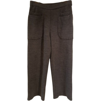 Ter Et Bantine - Pantalone da donna in lana color grigio. Italianfashionglam