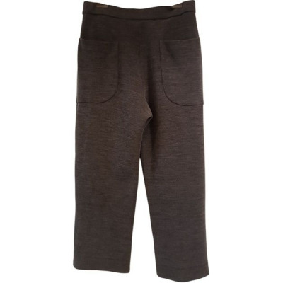 Ter Et Bantine - Pantalone da donna in lana color grigio. Italianfashionglam