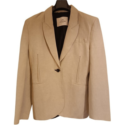 Les Coyotes De Paris - Giacca da donna in lino beige - Italianfashionglam