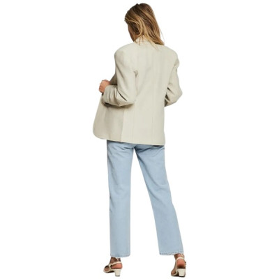 Les Coyotes De Paris - Giacca da donna in lino beige - Italianfashionglam