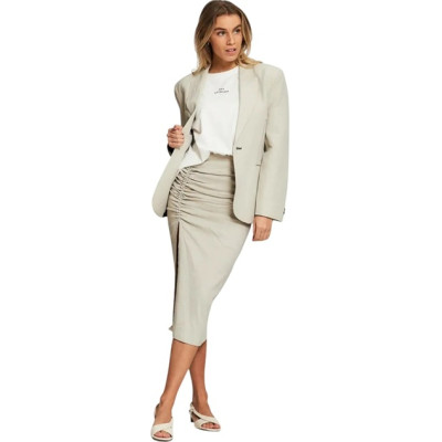 Les Coyotes De Paris - Giacca da donna in lino beige - Italianfashionglam