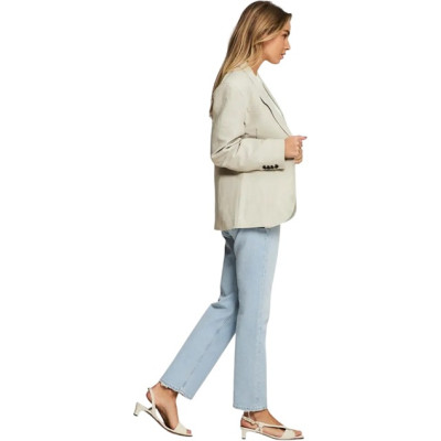 Les Coyotes De Paris - Giacca da donna in lino beige - Italianfashionglam