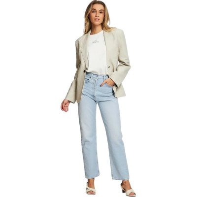 Les Coyotes De Paris - Giacca da donna in lino beige - Italianfashionglam