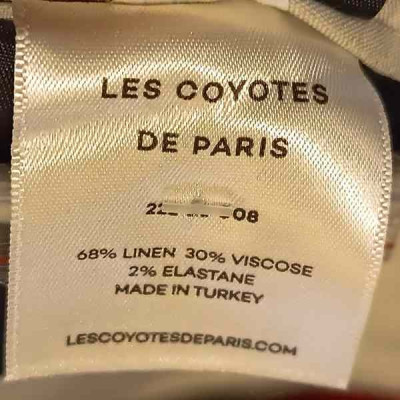 Les Coyotes De Paris - Giacca da donna in lino beige - Italianfashionglam