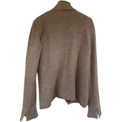 Fabiana Filippi - Cardigan da donna in lana merino grigio chiaro  - Italianfashionglam