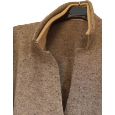 Fabiana Filippi - Cardigan da donna in lana merino grigio chiaro  - Italianfashionglam